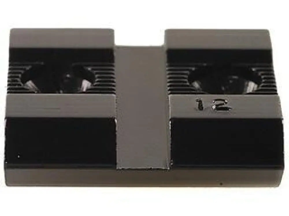 Weaver Bases & Mounts by Gun Make Model Standard Top Mount Aluminum Scope Base - Black - #12 - for Remington Ruger
