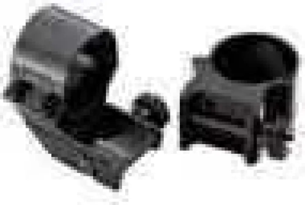 Weaver Detachable Top Mount Rings 1’’ Extra High Matte Black 49044
