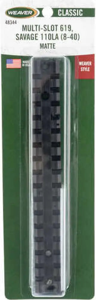 Weaver Mounts Multi-slot Savage 110 Long Action 8-40 1-piece Black - 48344