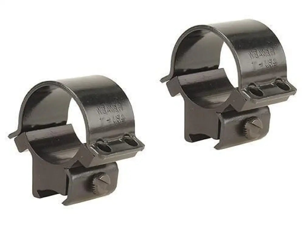 Weaver Scope Rings 22 Tip-off Ringmount for 3/8’’ Grooved Receiver - 1’’ Sure Grip - Black Buy at Faith and Freedom