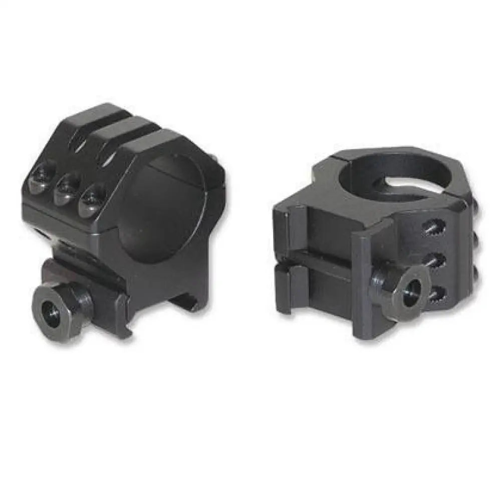 Weaver Scope Rings 6-hole Aluminum - Matte - 1’’ High Buy at Faith and Freedom Outdoors