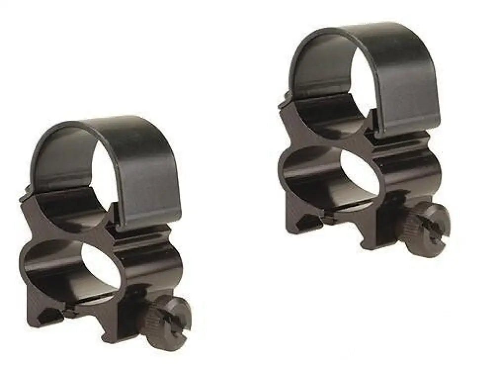 Weaver Scope Rings Detachable See-thru - 1’’ - Black Buy at Faith and Freedom Outdoors