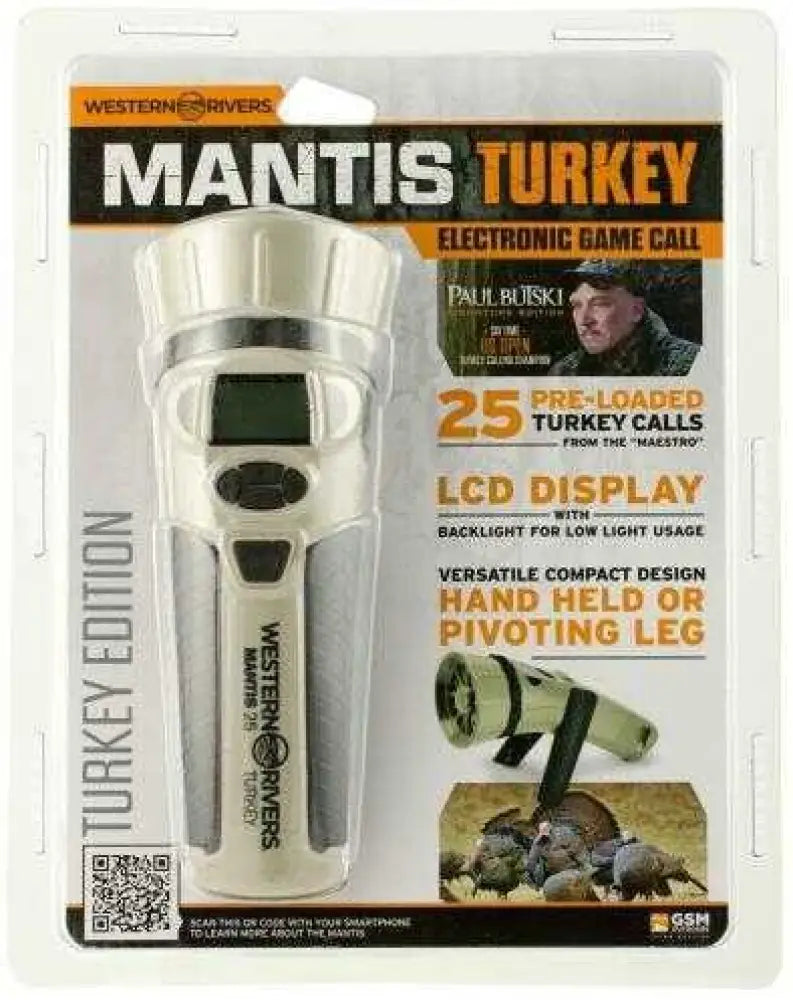 Western Rivers / Maestro Game Calls / Gsm Outdoors Gc25tky Mantis 25 Paul Butski Editiom Turkey Caller