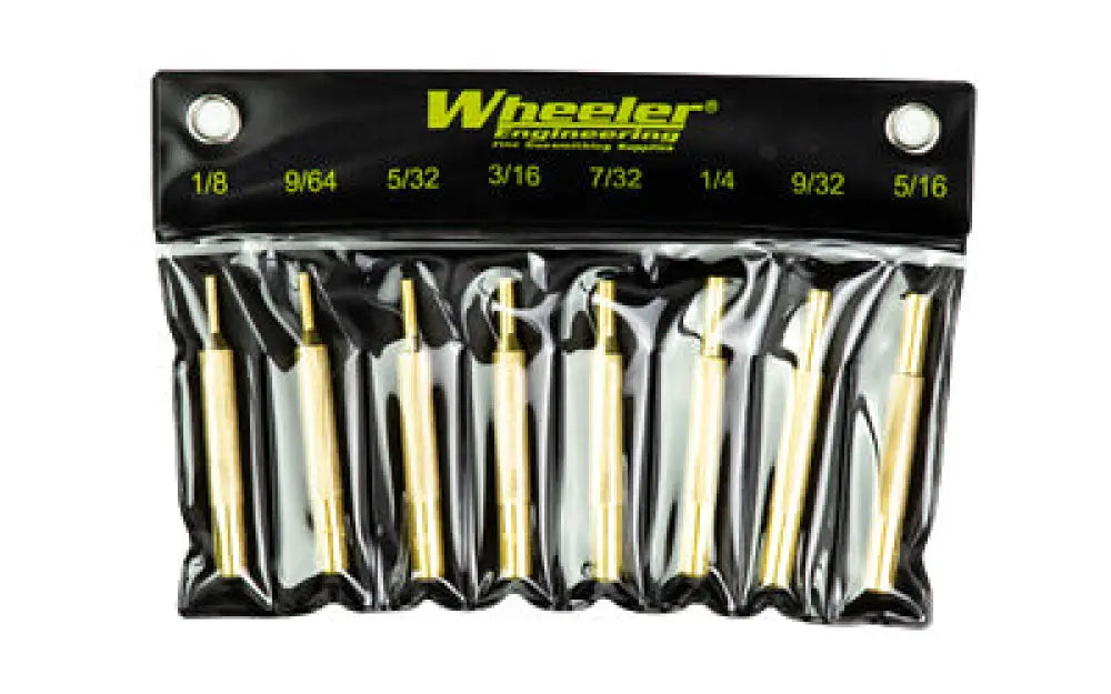 Wheeler Brass Punch Set 8 Piece Buy at Faith and Freedom Outdoors - Tools