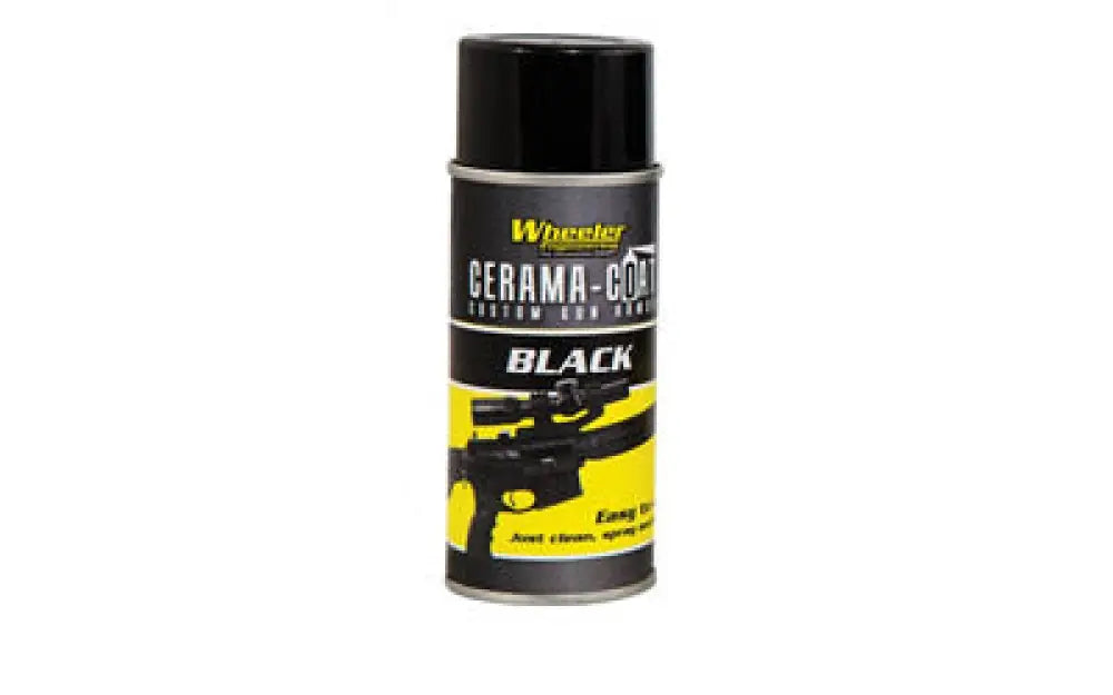 Wheeler Ceramacoat Black 4oz Buy at Faith and Freedom Outdoors - Solvents & Lubricants - Aerosol