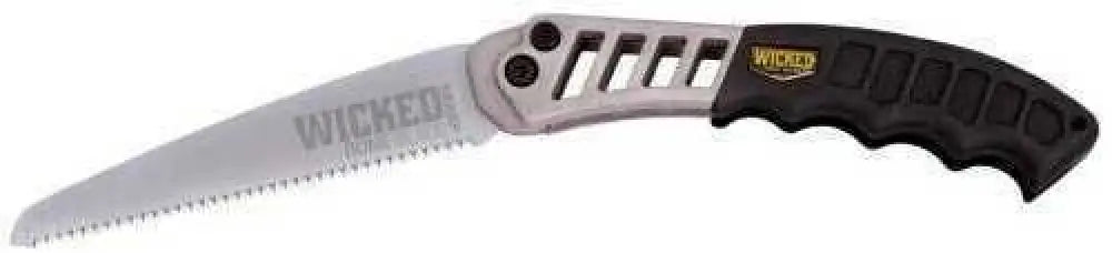 Wicked Tree Gear Wtg007 Tough Utility Folding Saw 7’’ High Carbon Steel Blade/yellow Overmold Aluminum Handle - Wtg007