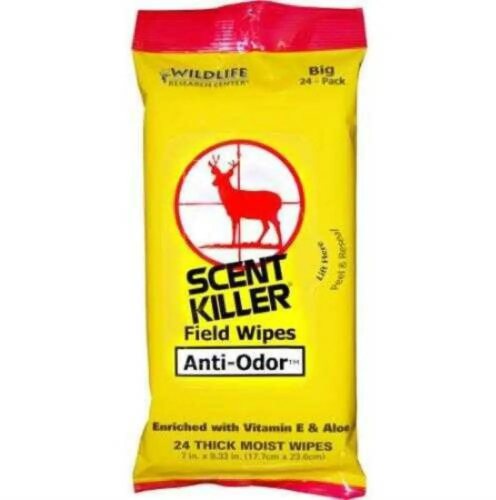 Wildlife Research Scent Elimination 24pk Gold Field Wipes Model: 1295