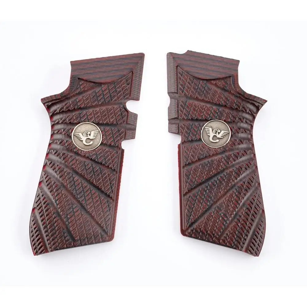 Wilson Combat Grips Edc X9 Handgun Aggressive Starburst Black Cherry Buy at Faith and Freedom Outdoors