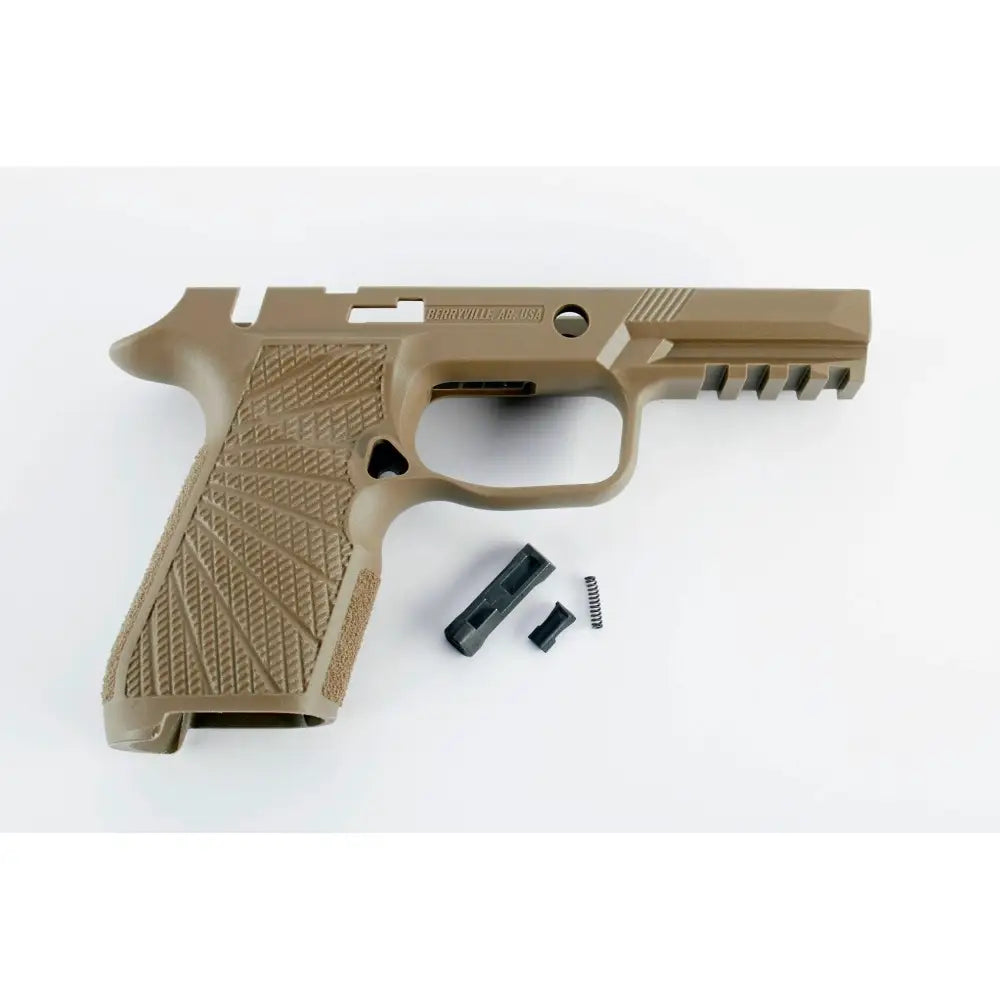 Wilson Combat Grips Grip Module for Sig Sauer P320 Compact Manual Safety Tan Buy at Faith and Freedom Outdoors