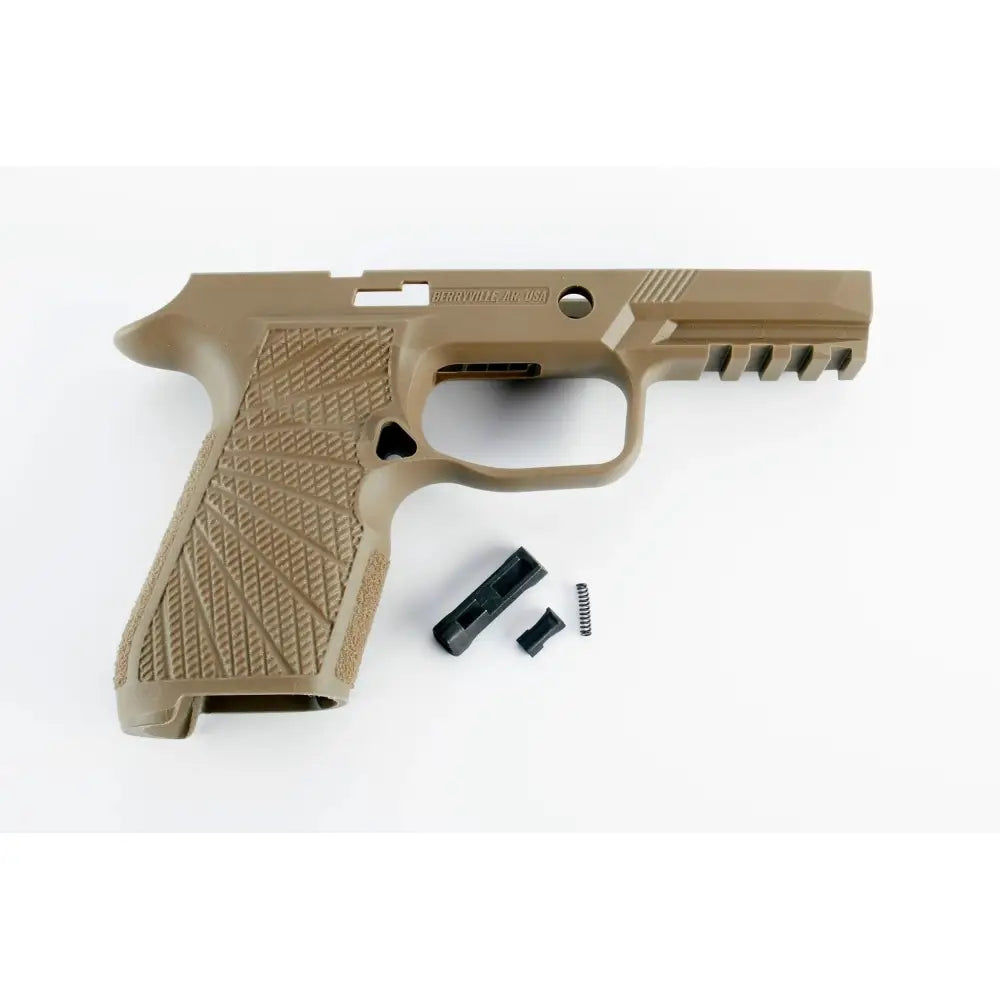 Wilson Combat Grips Grip Module for Sig Sauer P320 Compact no Manual Safety Tan Buy at Faith and Freedom Outdoors