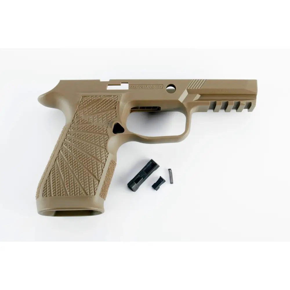 Wilson Combat Gun Parts|grips Grip Module Sig Sauer P320 Carry no Manual Safety Tan Buy at Faith and Freedom Outdoors