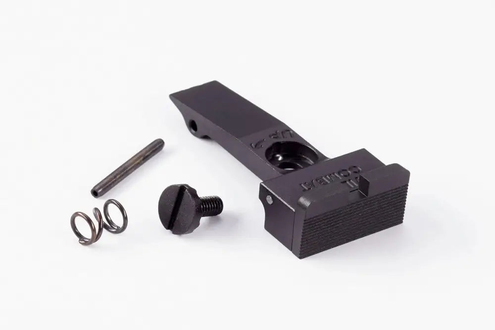 Wilson Combat Handgun Sights Rear Sight for Colt 2020 Python/anaconda Adjustable Serrated Blade Black with Square Notch