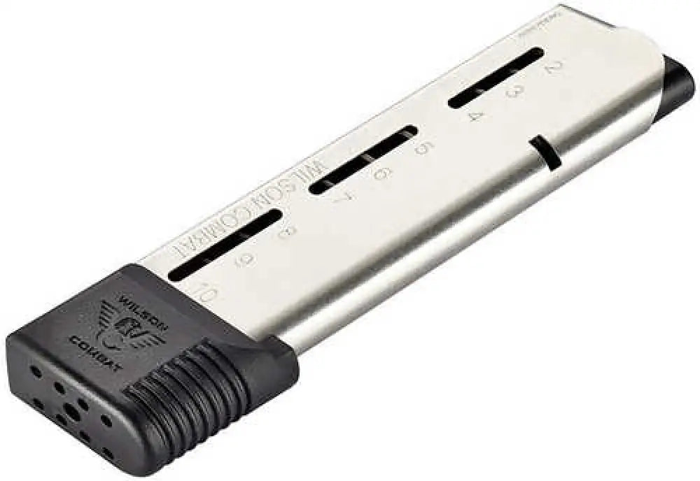 Wilson Combat Oem 45 Acp 1911 Elite Tactical 10rd Stainless Detachable with Extended Floor Plate - 50045fs10