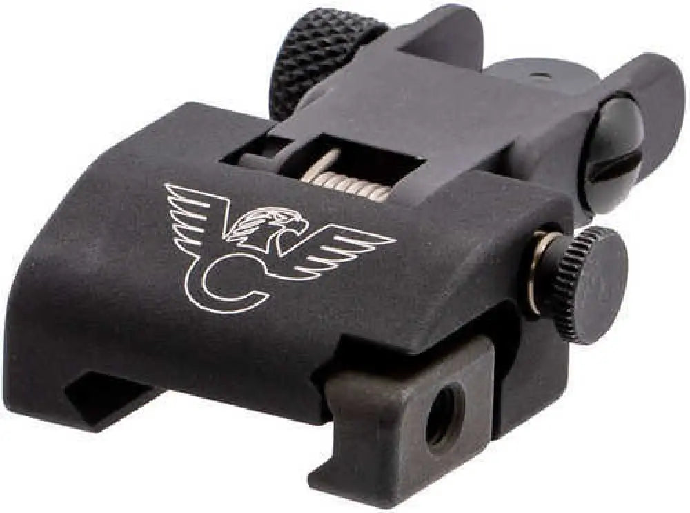 Wilson Combat Trqdsr Ar-15 Qd Rear Sight Flip-up Aluminum Black