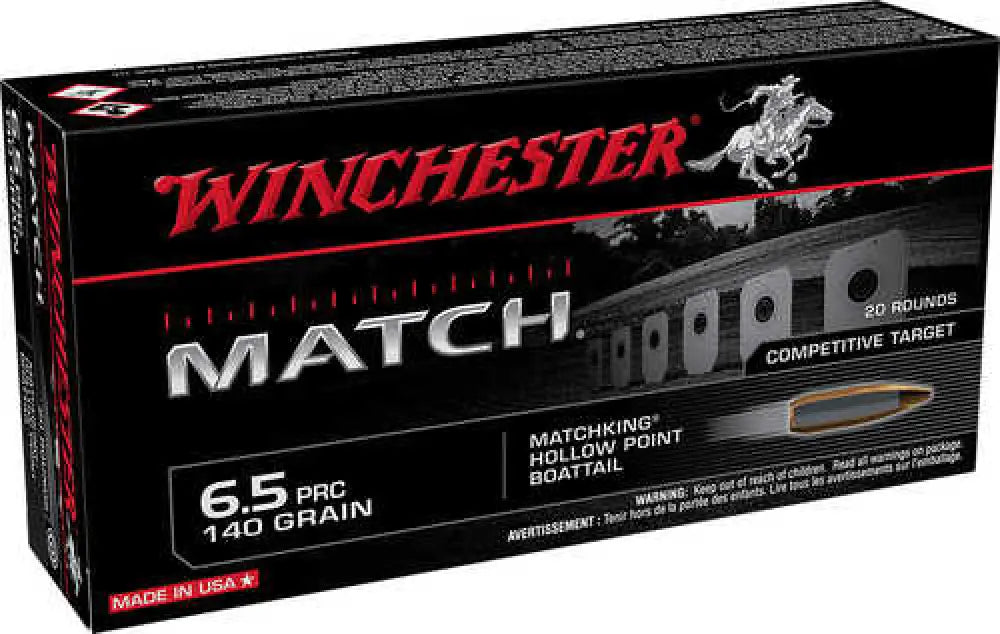 Winchester 6.5 Prc 140gr Sierra Matchking Bthp Ammo 20/box - 140 Grain / Ballistic Tip - Rifle