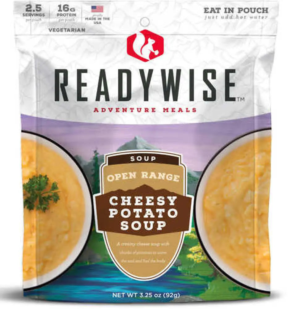 Wise Foods Outdoor Kit Open Range Cheesy Potato Soup 6 Per Case 2.5 Servings - Rw05-010