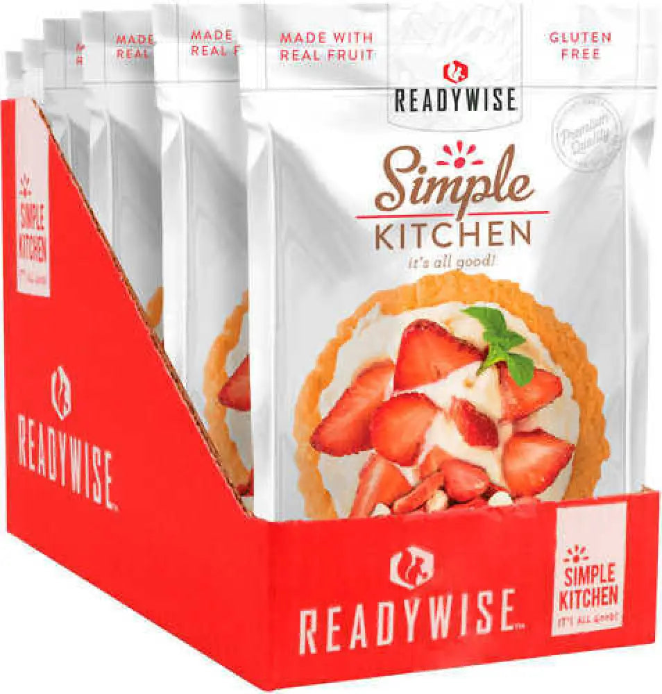 Wise Foods Simple Kitchen Freeze Dried Fruit Snacks Strawberry/yogurt 6 Per Case 4 Servings Po - Sk05-913