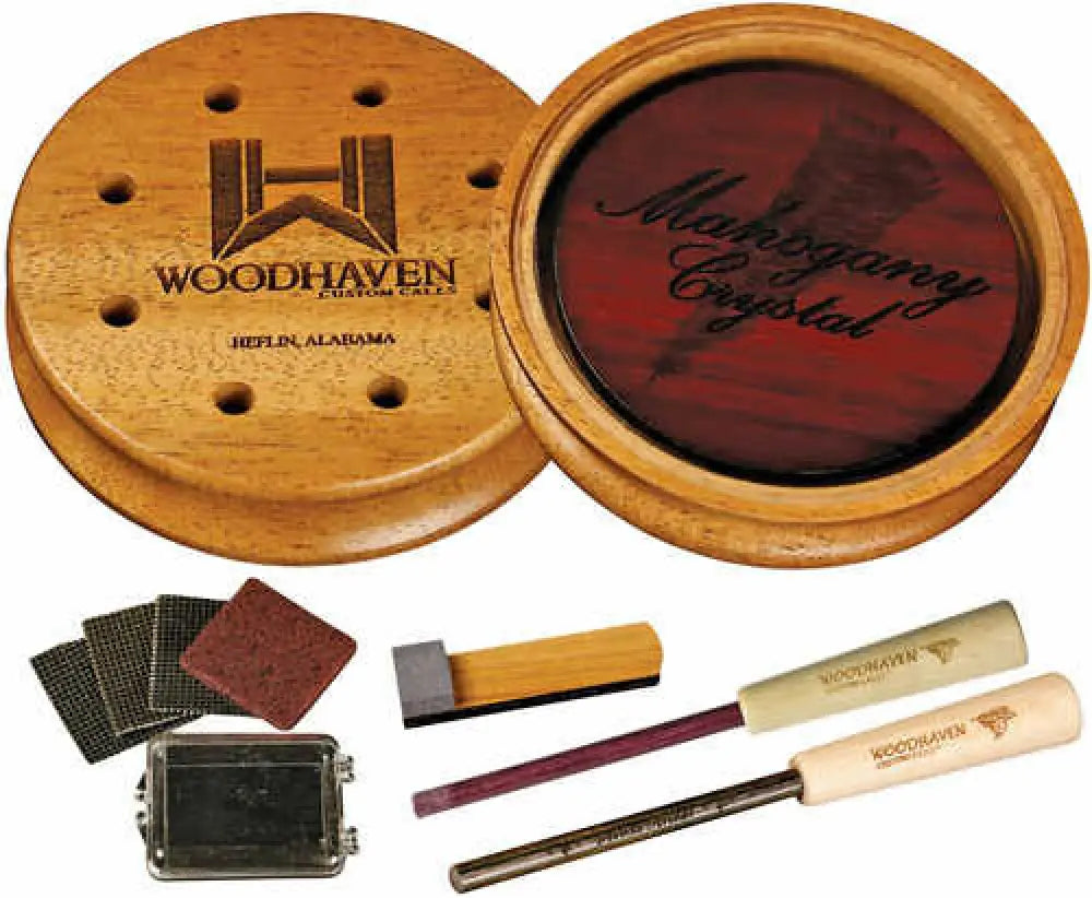 Woodhaven Custom Calls Wh355 Mahogany Crystal Friction Turkey Yelps