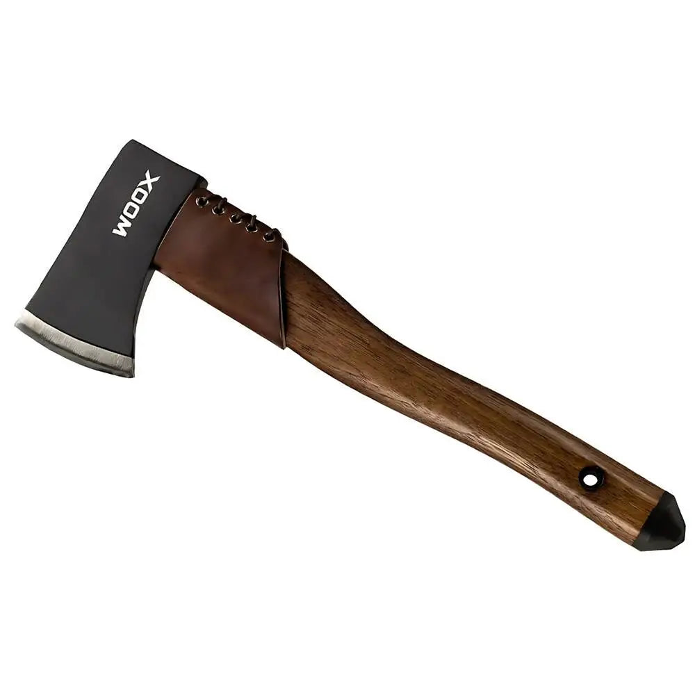 Woox Axes Hatchets & Machetes Woox Ax1 Tomahawk Ax Walnut with Blued Finish and Leather Collar Buy at Faith and Freedom