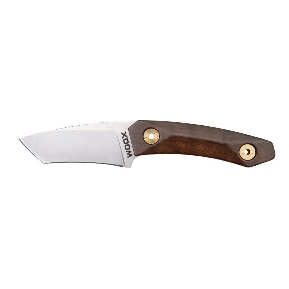 Woox Knives|knives & Edged Tools Bad Boy Fixed Knive 2-3/4’’ Reverse Tanto Blade Walnut with Sheath Buy at Faith