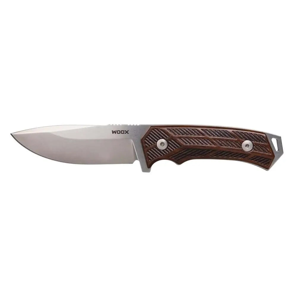 Woox Knives Woox Rock62 Fixed Knife 4-1/4’’ Drop Point Blade Walnut Checkered Buy at Faith and Freedom Outdoors