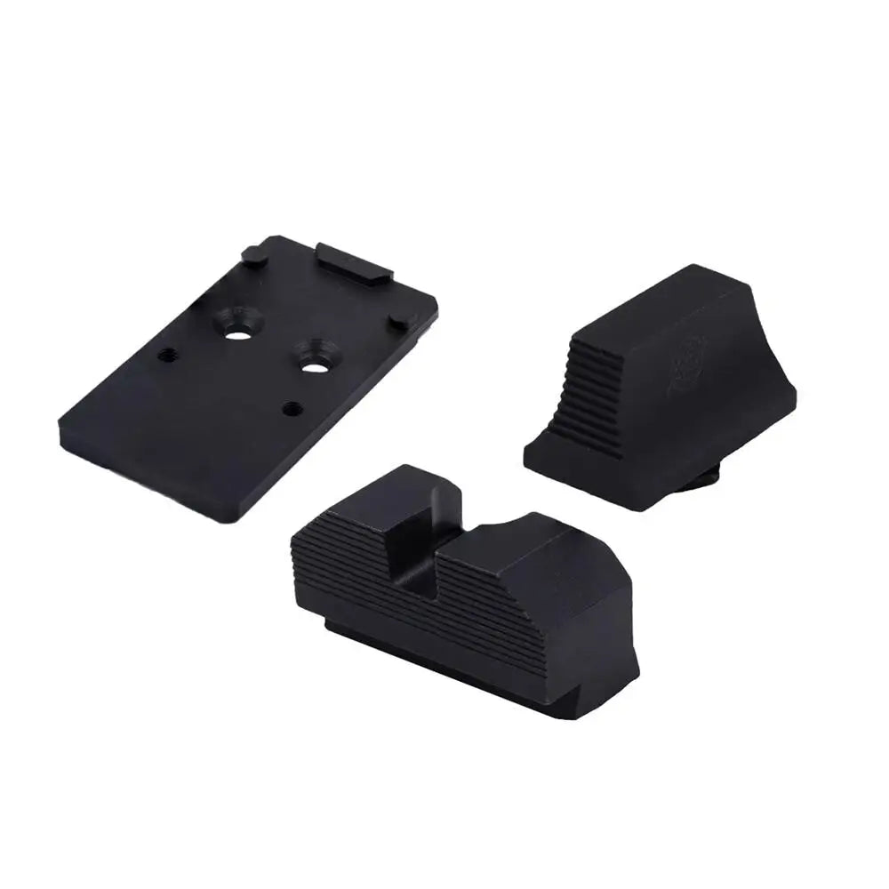 Xs Sight Systems Handgun Sights Xs Glock Mos Optic Mount Bundle for Rmr Non Tritium Black Buy at Faith and Freedom
