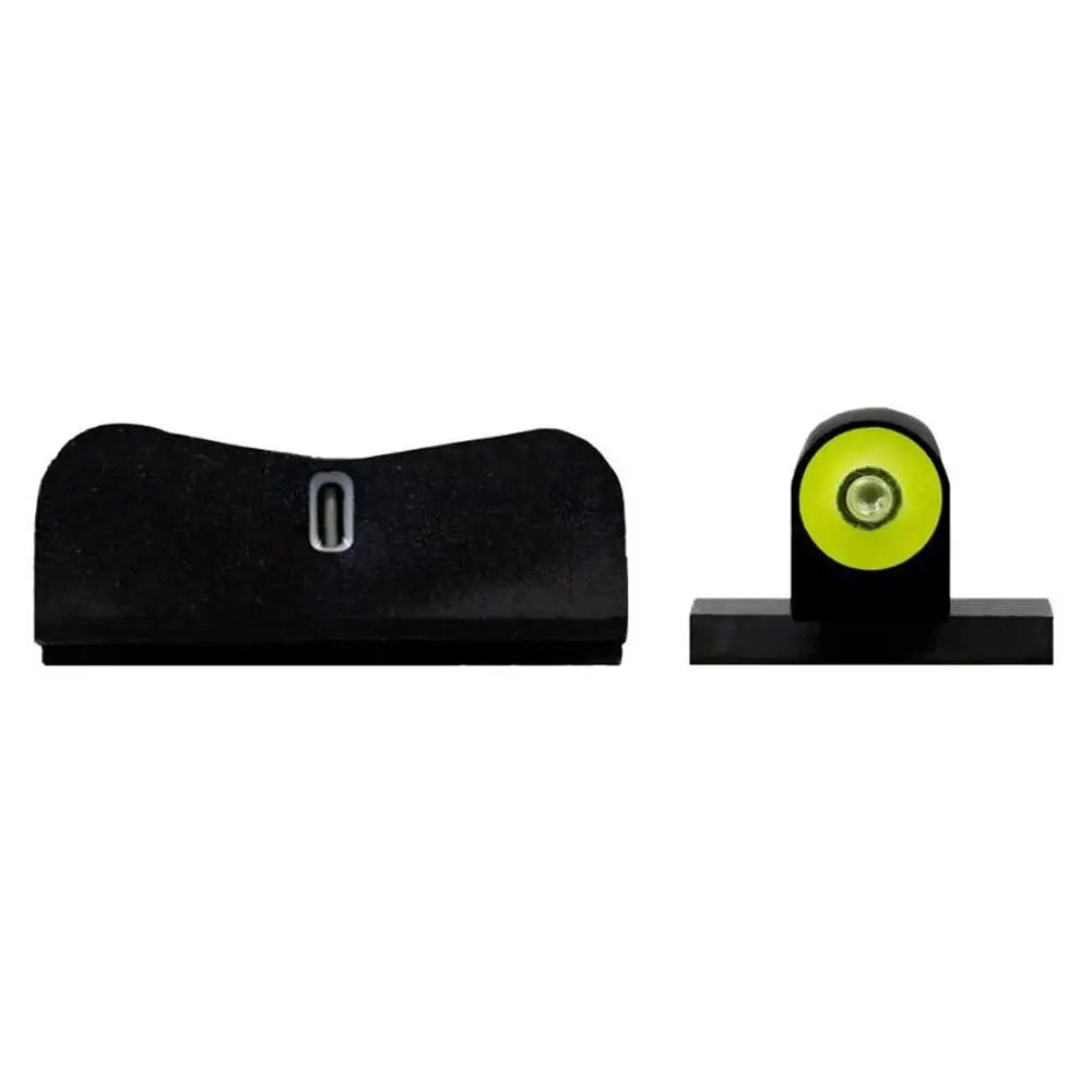 Xs Sight Systems Night Sights Dxt2 Big Dot Yellow - S&w M&p 9 Shield Ez Buy at Faith and Freedom Outdoors