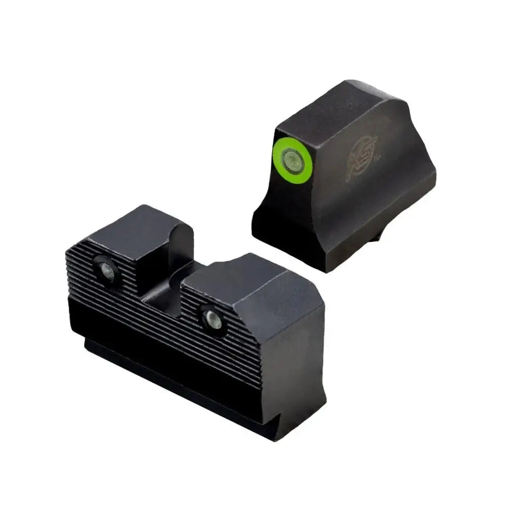 Xs Sight Systems Night Sights Xs R2d 2.0 Suppressor Height for Glock Green Front with Black Rear Buy at Faith