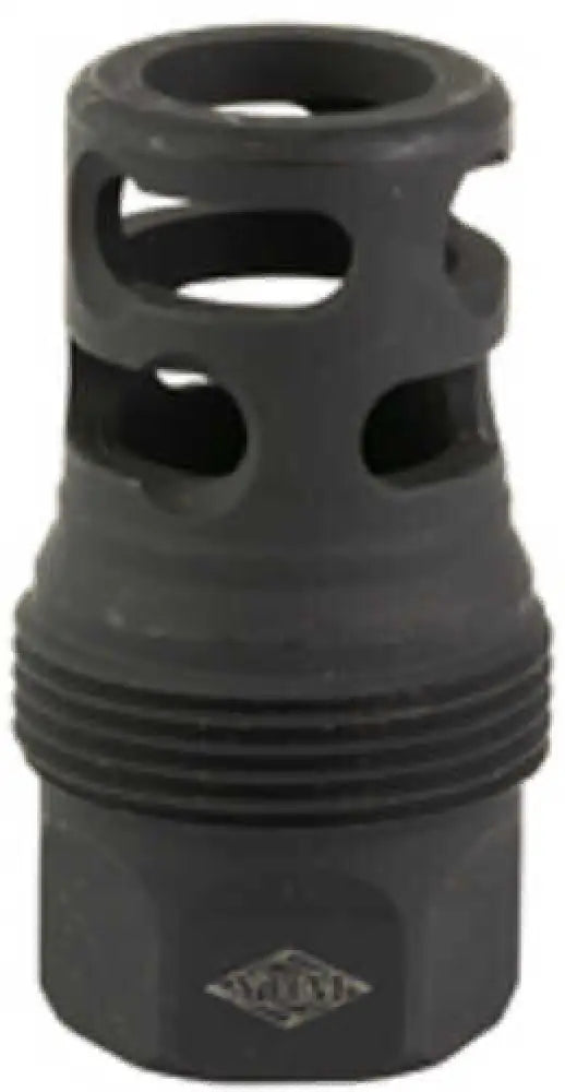 Yankee Hill 4445mb24 Srx Q.d. Muzzle Brake Short Black Phosphate Steel with 5/8’’-24 Tpi for Adapters - 4445mb24