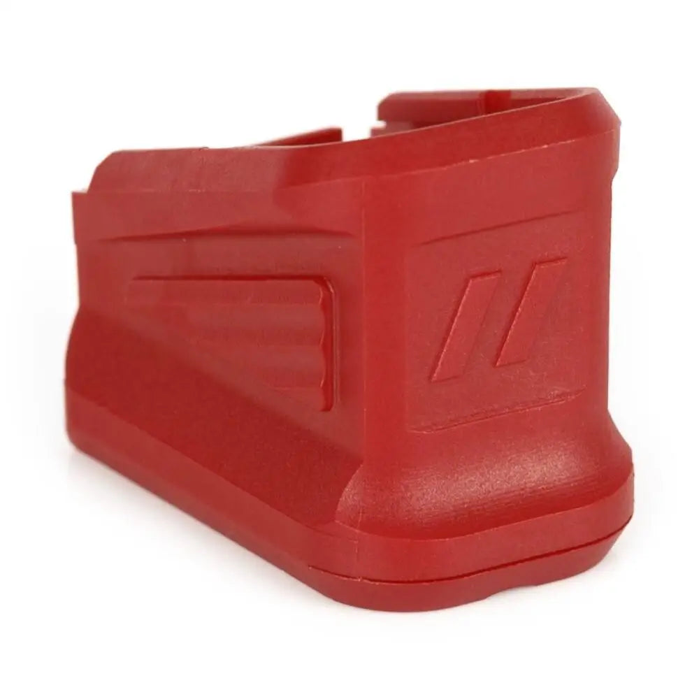 Zev Technologies Magazine Extensions Basepad for Glock 9mm Luger/40 S&w Red 5/rd Buy at Faith and Freedom Outdoors