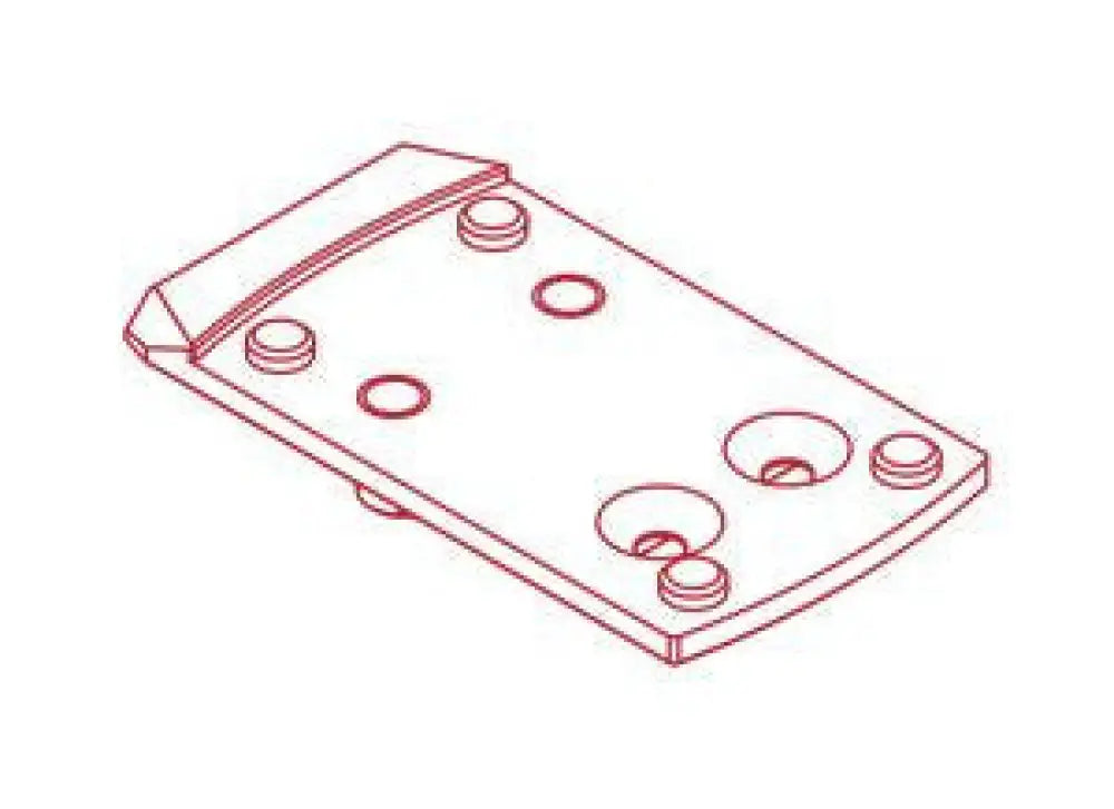 Zro Delta Llc Optics|red Dot Sight Mounts & Adapters Modulus Mounting Plate - Shield Buy at Faith and Freedom Outdoors